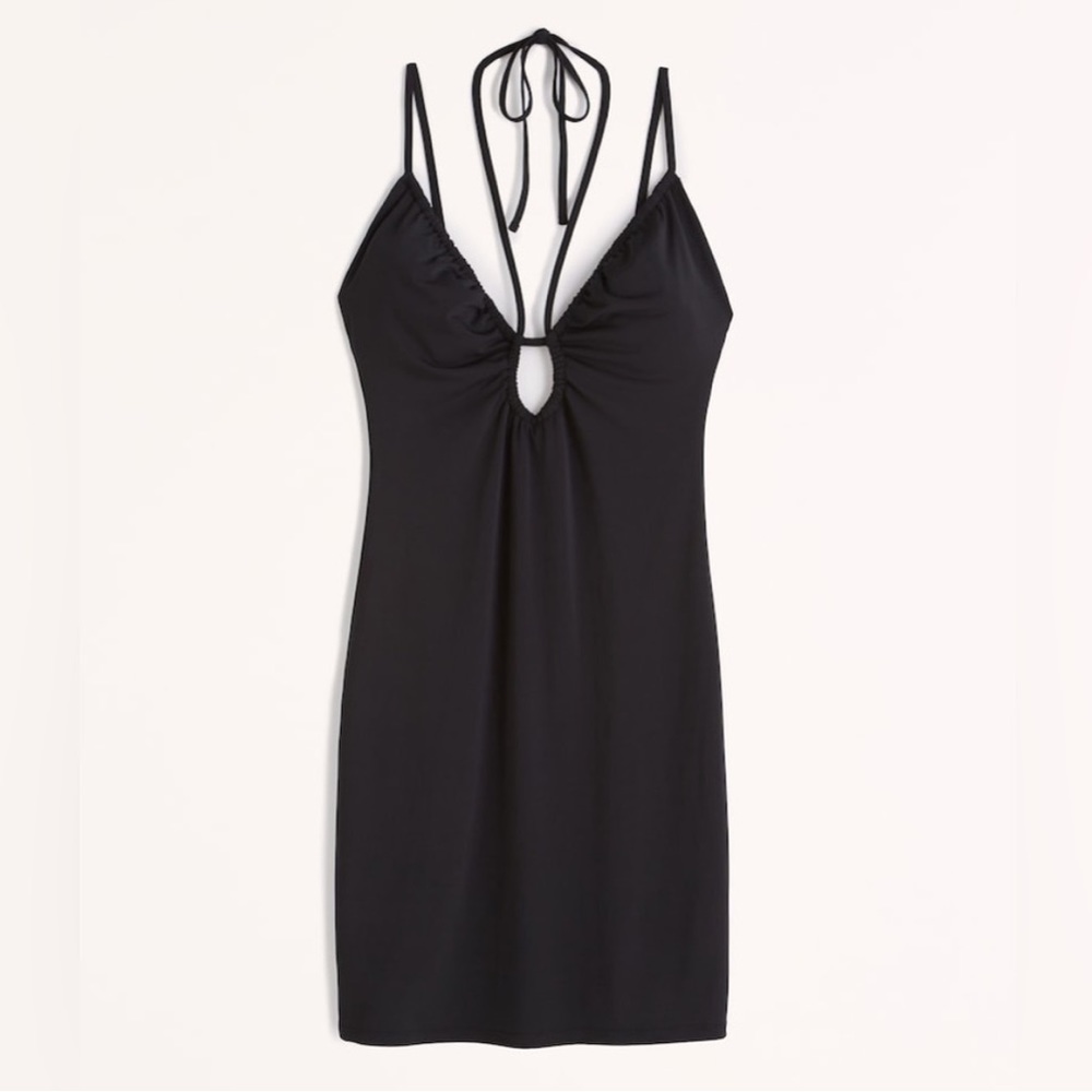 NWT-abercrombie Strappy Cutout Knit Mini Dress-XXS